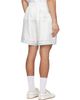 Casablanca Casablanca White Dance Joy Silk Shorts - 3