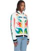 Casablanca Casablanca White Flame Laurel Cotton Knit Casa Club Jacket - 2