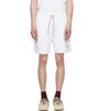 Casablanca Casablanca White Floral Trim Classic Shorts - 1