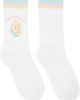 Casablanca Casablanca White 'For The Love Of Dance' Socks - 1