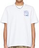 Casablanca Casablanca White Heat Map Logo Short Sleeve T‑shirt - 1