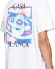Casablanca Casablanca White Heat Map Logo Short Sleeve T‑shirt - 3