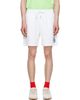 Casablanca Casablanca White Hotel Emblem Embroidery Patch Sweat Shorts - 1