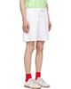 Casablanca Casablanca White Hotel Emblem Embroidery Patch Sweat Shorts - 2