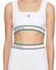 Casablanca Casablanca White Seamless Sport Bra - 1