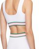 Casablanca Casablanca White Seamless Sport Bra - 3