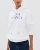 Casablanca Casablanca White Stacked Logo Hoodie White - 2