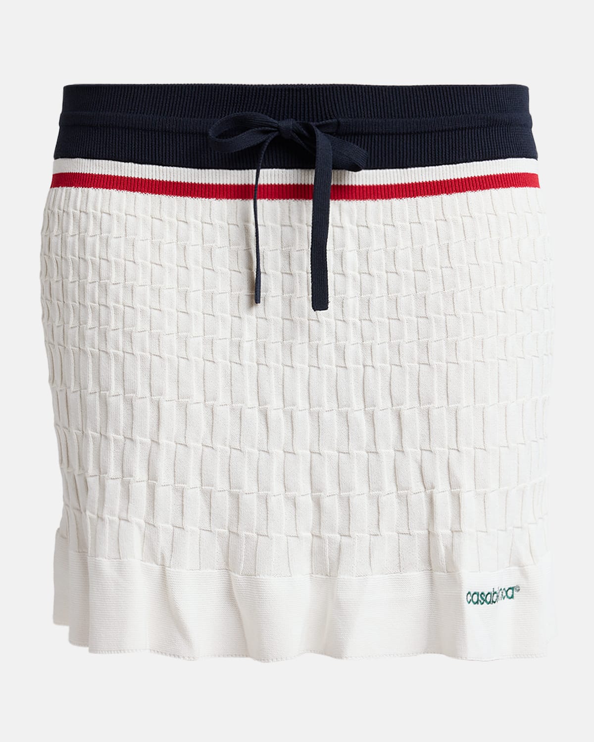 Casablanca Knit Tennis Mini Skirt