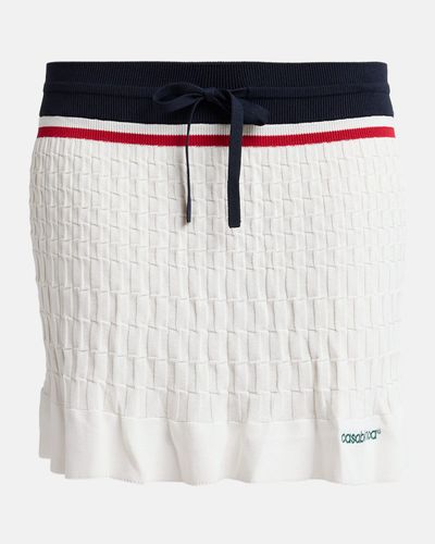 Casablanca Knit Tennis Mini Skirt