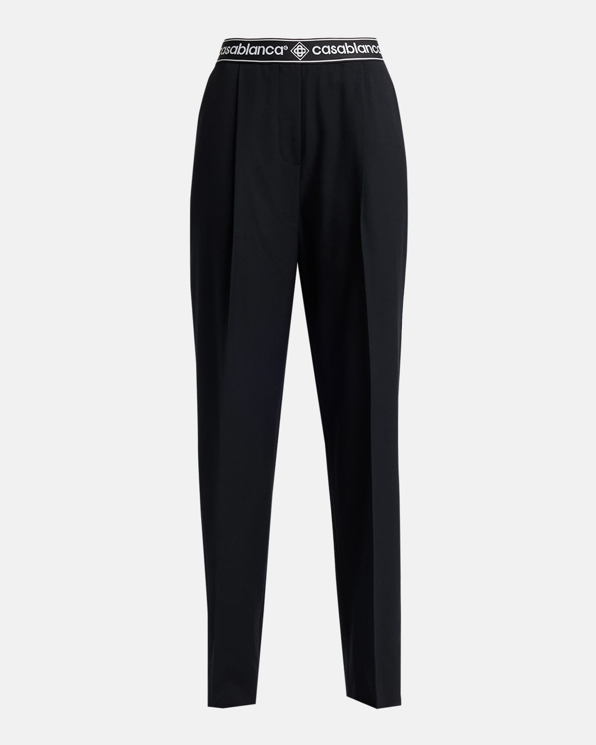 Casablanca Logo-Tape Tailored Wool Trousers