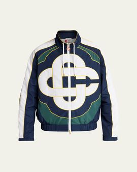 Casablanca Men's CC Logo Windbreaker Jacket