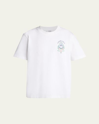 Casablanca Men's Cotton Jersey T-Shirt