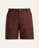 Casablanca Men's Monogram Cotton Canvas Shorts - 1