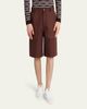 Casablanca Men's Monogram Cotton Canvas Shorts - 4