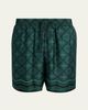 Casablanca Men's Radiating Monogram Silk Shorts - 1