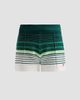 Casablanca Women's Bouclé Striped Cotton-Blend Shorts - 1