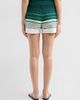 Casablanca Women's Bouclé Striped Cotton-Blend Shorts - 3