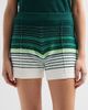 Casablanca Women's Bouclé Striped Cotton-Blend Shorts - 5
