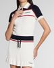 Casablanca Women's Cable-knit Quarter-Zip Polo Sweater - 4