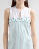 Casablanca Women's Floral Stripe Tennis Mini Dress - 5