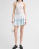 Casablanca Women's Floral Stripe Tennis Mini Skirt - 2