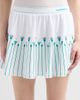 Casablanca Women's Floral Stripe Tennis Mini Skirt - 5