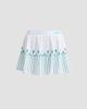 Casablanca Women's Floral Stripe Tennis Mini Skirt - 6