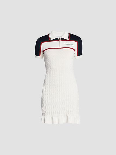 Casablanca Women's Logo Cable-Knit Tennis Minidress