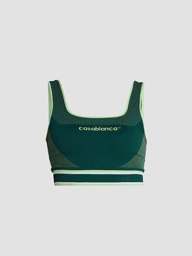 Casablanca Women's Logo Seamless Performance Crop Top
