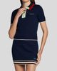 Casablanca Women's Merino Wool Quarter-Zip Polo Sweater - 4