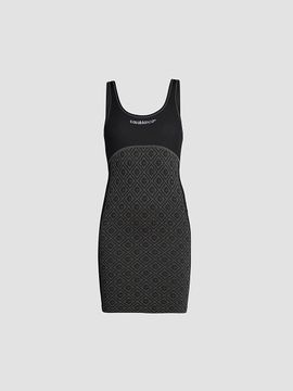 Casablanca Women's Monogram Seamless Scoopneck Minidress