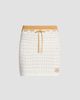 Casablanca Women's Perforated-Cotton Knit Drawstring Miniskirt - 1