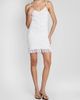 Casablanca Women's Perforated Cotton-Blend Knit Fringe Minidress - 2
