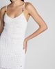 Casablanca Women's Perforated Cotton-Blend Knit Fringe Minidress - 5