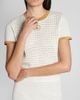 Casablanca Women's Perforated Cotton Knit Crewneck T-Shirt - 5
