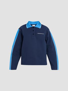 Casablanca Women's Punto Polo Collared Sweatshirt