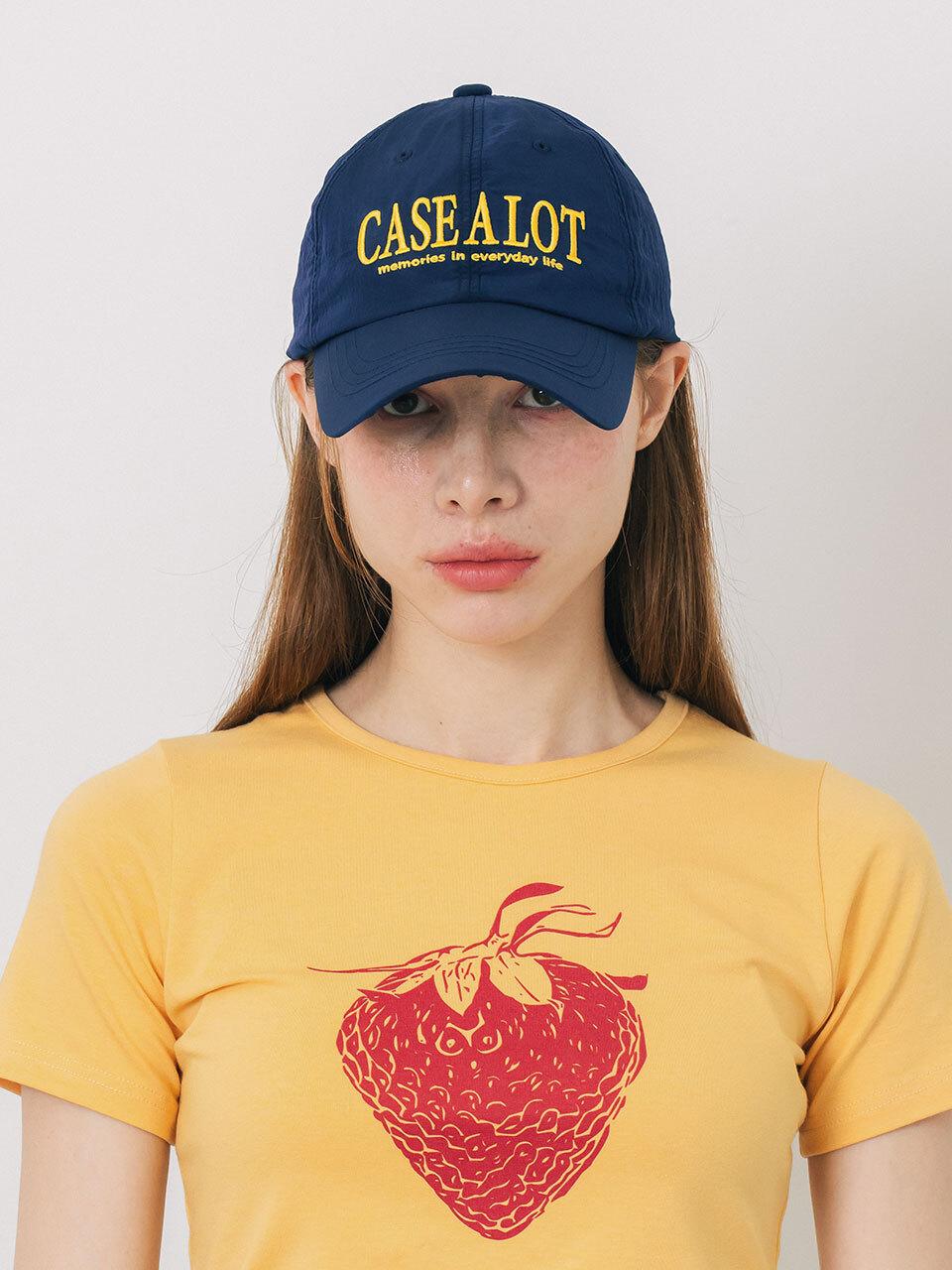 CASE A LOT Nylon ball cap - Navy