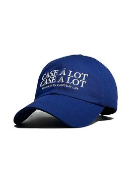 CASE A LOT Slogon logo ball cap - Blue
