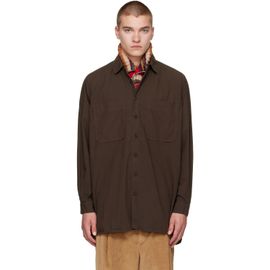 CASEY CASEY CASEY CASEY Brown Ikla Pocket Shirt