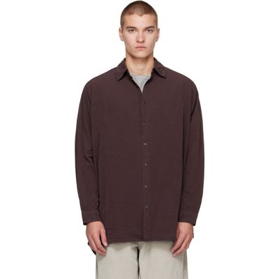 CASEY CASEY CASEY CASEY Brown Paper Cot Ikla Shirt