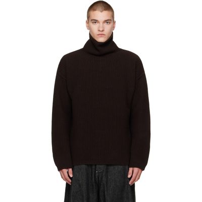 CASEY CASEY CASEY CASEY Brown Wool Panno Turtleneck