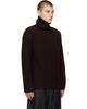 CASEY CASEY CASEY CASEY Brown Wool Panno Turtleneck - 2