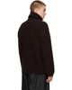 CASEY CASEY CASEY CASEY Brown Wool Panno Turtleneck - 3