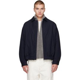 CASEY CASEY CASEY CASEY Navy Lin Cot Meaux Blouson Jacket