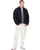 CASEY CASEY CASEY CASEY Navy Lin Cot Meaux Blouson Jacket - 4