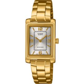 CASIO CASIO Tank Goldtone Bracelet Watch, 32mm x 21mm