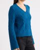 caslon(r) caslon(r) Cable Stitch V-Neck Sweater - 4