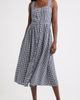 caslon(r) caslon(r) Checkered Button Front Midi Dress - 1