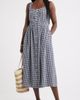 caslon(r) caslon(r) Checkered Button Front Midi Dress - 2
