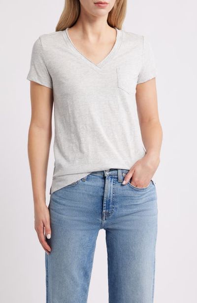 caslon(r) caslon(r) Cotton & Modal V-Neck T-Shirt